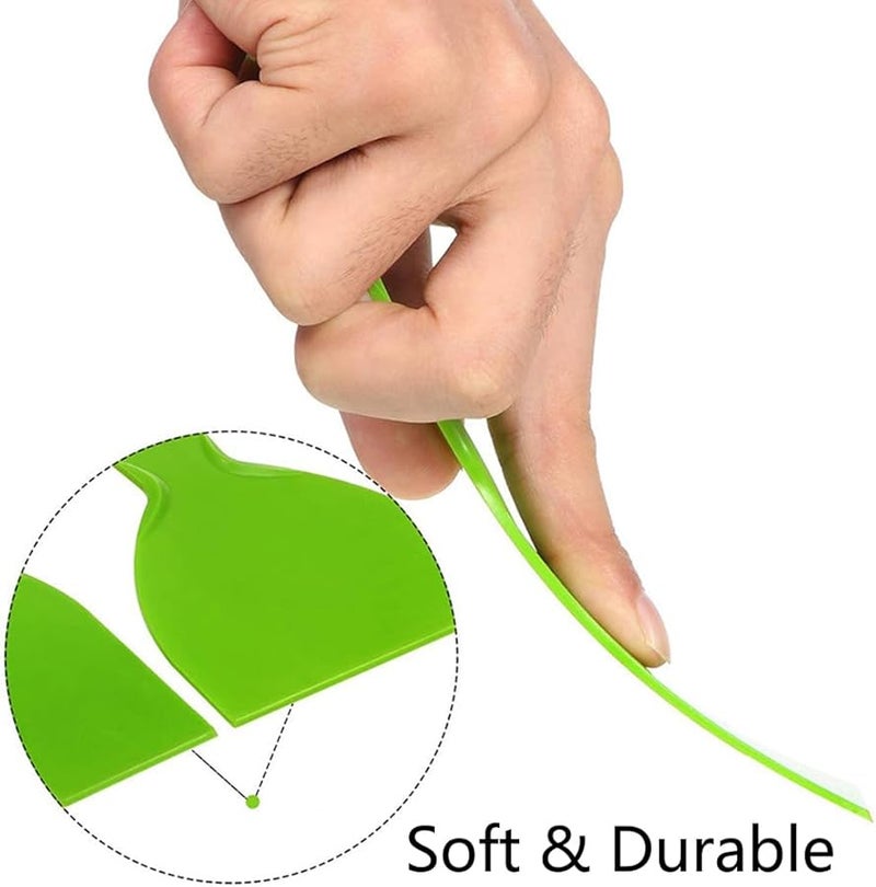 Green Plastic Putty Knife Flexible Paint Scraper 100x180mm Spackling Construction Tool - Image 4