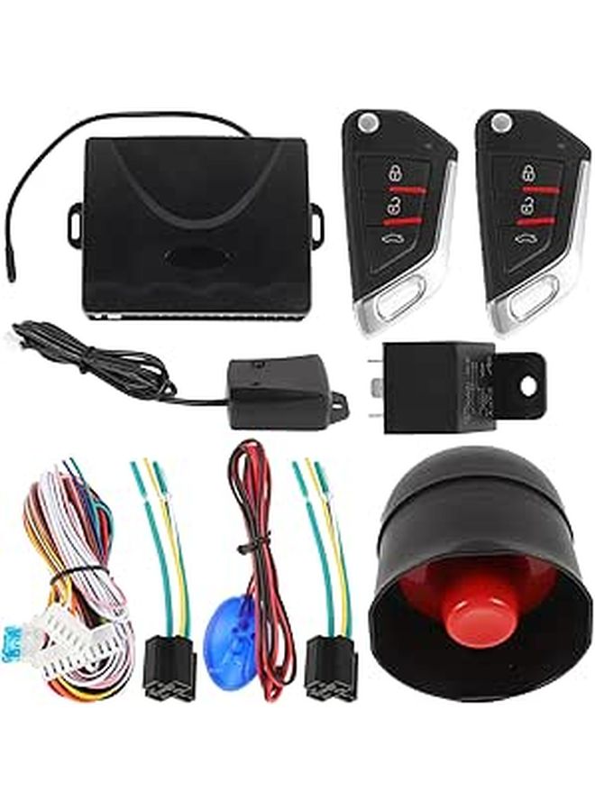 Universal Keyless Entry Remote Start Kit with Anti Theft Alarm System for Cars and Minivans - Image 1
