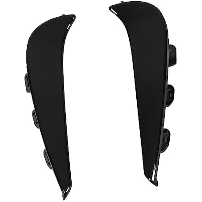 Sorandy Gloss Black Front Bumper Fog Grille Air Vent Cover Trims, ABS Material Trims, Reliable One Pair Replacement for C Class W206 AMG Line 2022+ 206 885 2902 3002 - Image 3