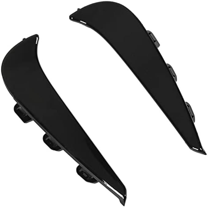 Sorandy Gloss Black Front Bumper Fog Grille Air Vent Cover Trims, ABS Material Trims, Reliable One Pair Replacement for C Class W206 AMG Line 2022+ 206 885 2902 3002 - Image 1