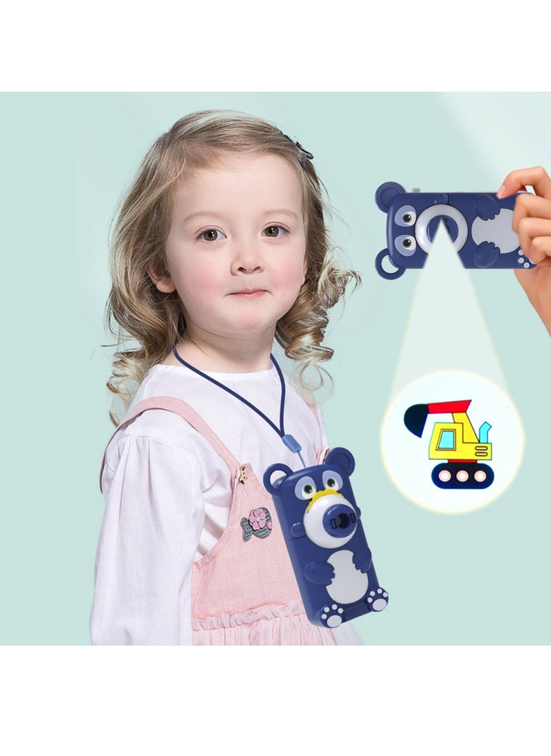 Toyland - Multifunction 4 in 1 LED Mini Bear Projector Art Drawing Table Game Lamp Light Board Educational Learning Painting Tool Toys for Kids - Image 1