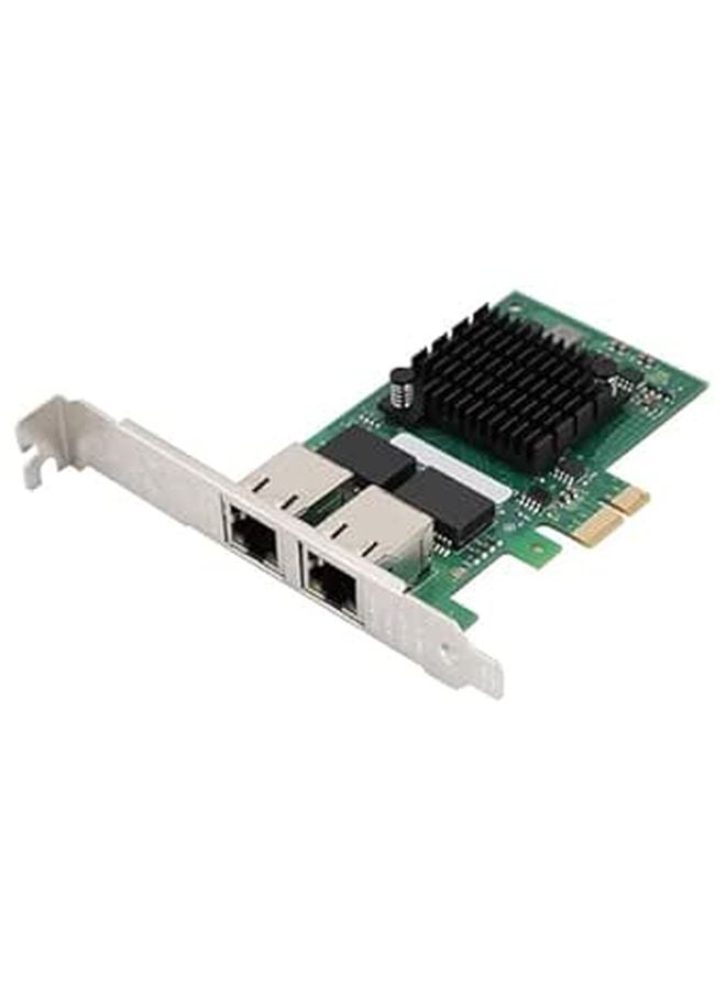 بطاقة إيثرنت جيجابت مزدوجة المنفذ PCI Express تعمل بتقنية التوصيل والتشغيل عالية الأداء - Image 1
