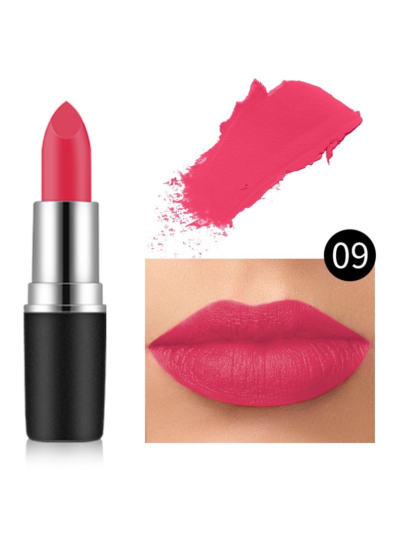 Vibely - Vibely Velvet Matte Lipstick: Rich, Bold Color with a Soft Matte Finish Waterproof, Long-Lasting & Flawless Velvet Lips, One Size 09# - Image 1