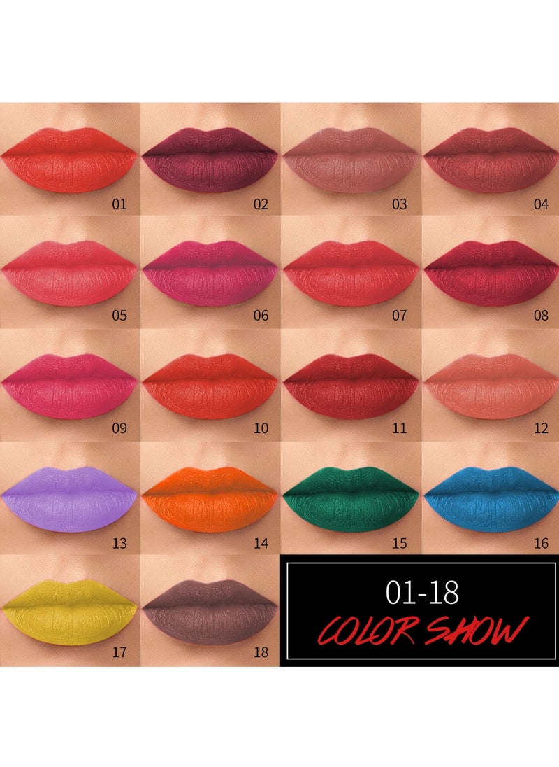 Vibely - Vibely Velvet Matte Lipstick: Rich, Bold Color with a Soft Matte Finish Waterproof, Long-Lasting & Flawless Velvet Lips, One Size 09# - Image 1