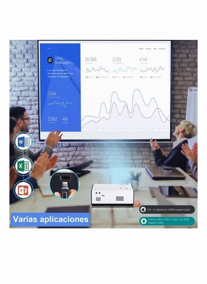 Mi VAZA - Portable Projector Wifi Android Full Hd Led 1080p 4000 Lum - Image 1