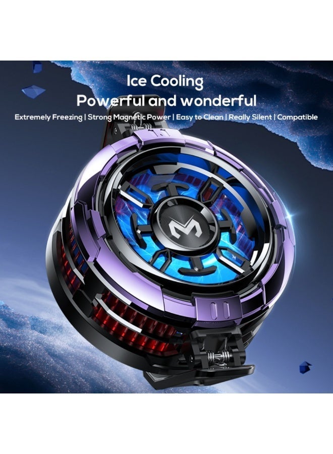MEMO CX08 Pro Magnetic Smartphone Cooler, 23W Fast Cooling Semiconductor Radiator Fan for Gaming, Live Streaming & Vlogging – Ultra Quiet Heat Dissipation for iPhone 12/13/14/15 Series, Android Phones & iPad Tablets - Image 2