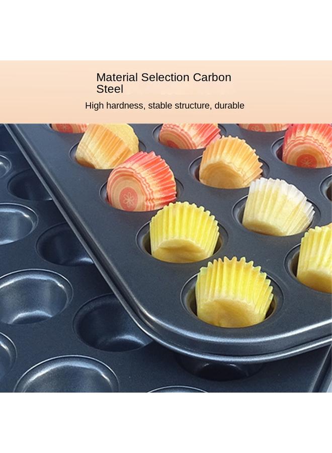 Bluejw 35 Even 48 Even Cups Mini Cake Mold High Temperature Resistant Muffin Cake Mold Crispy Chiffon Sponge Cake Baking Art - Image 4