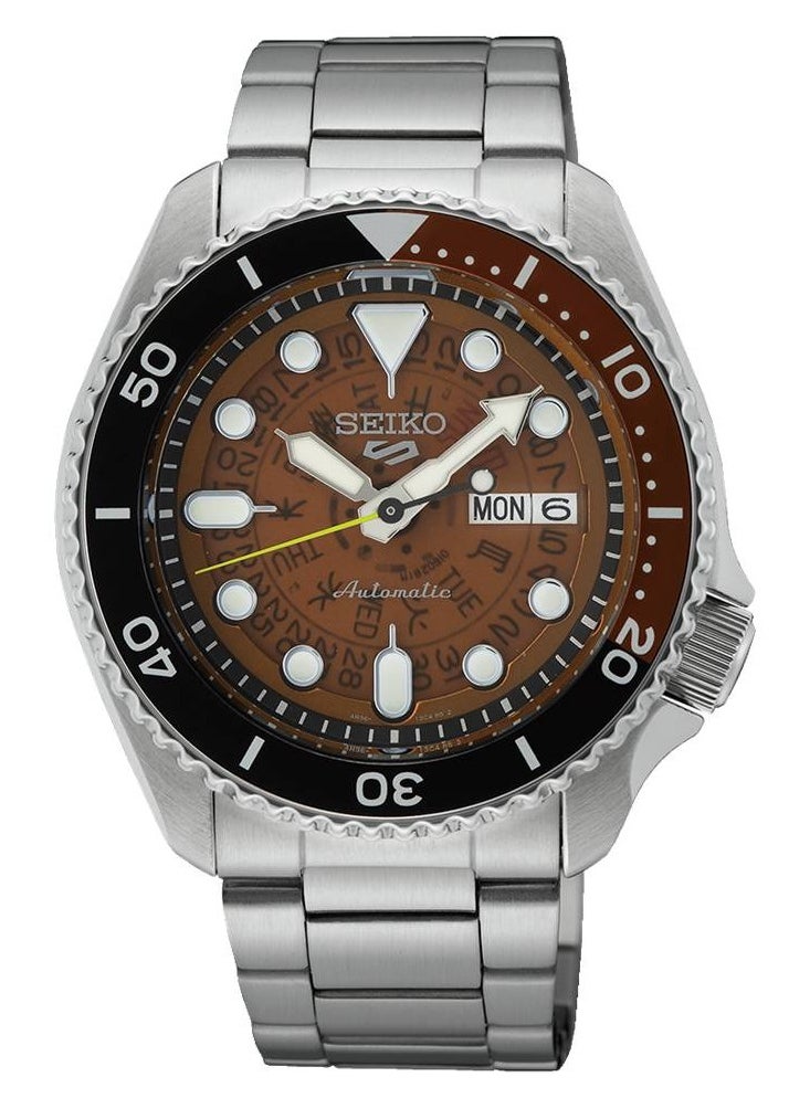Seiko - 5 Sports Automatic Stainless Steel Men's Watch SRPJ47K1 - Image 1
