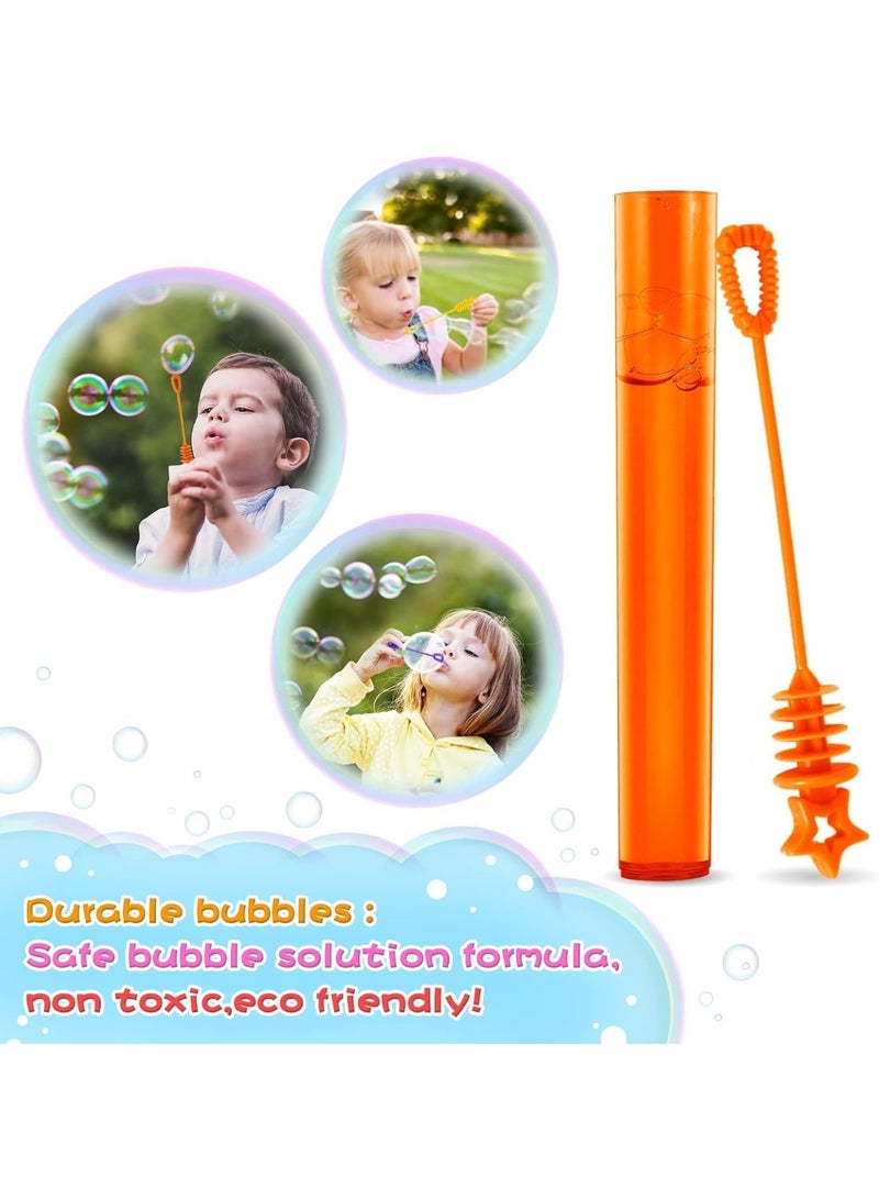 DURKU 48 Mini Bubble Wands for Kids, Colorful Bubble Toys for Outdoor Fun, Classroom Giveaways, Carnival Prizes Toy, Party Supplies - Image 3