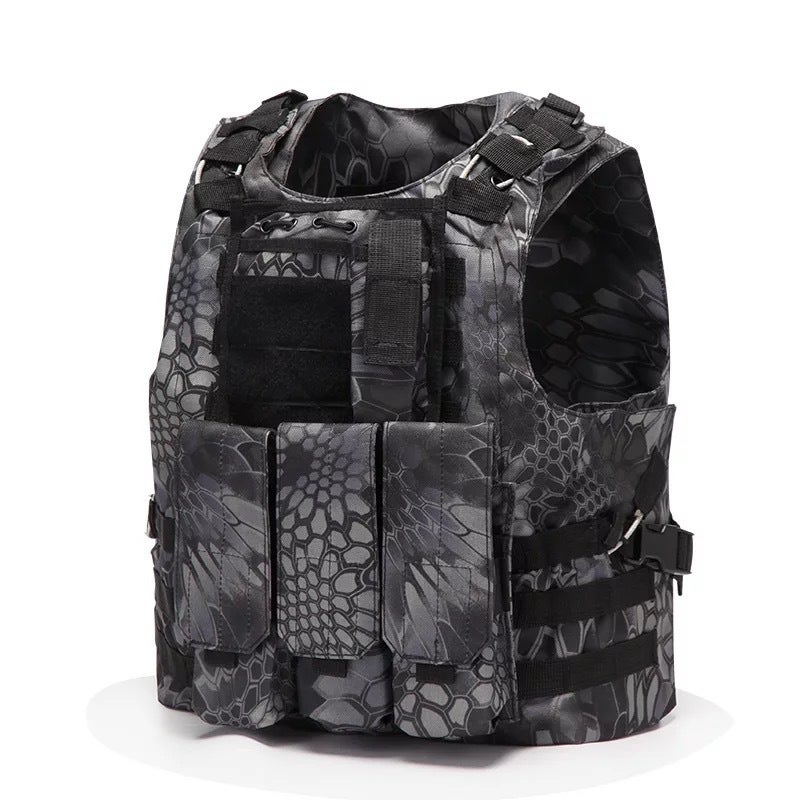 Adjustable MOLLE Tactical Vest for CS Training and Outdoor Sports - Image 4