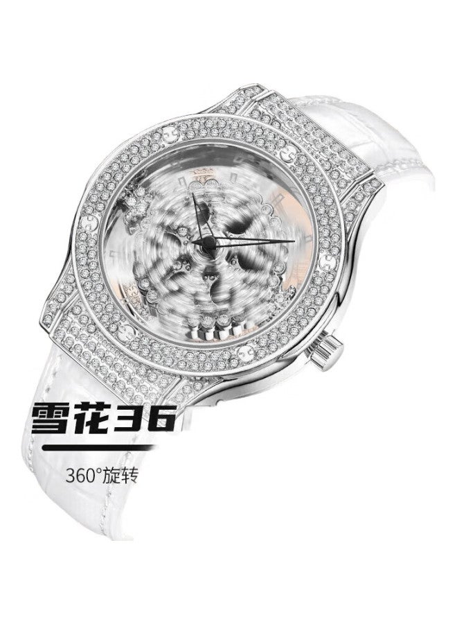 PEAK Zhenglaiyun Series Starry Sky Women'S Skeleton Fully Automatic Mechanical-Style Waterproof Quartz Watch - Image 3
