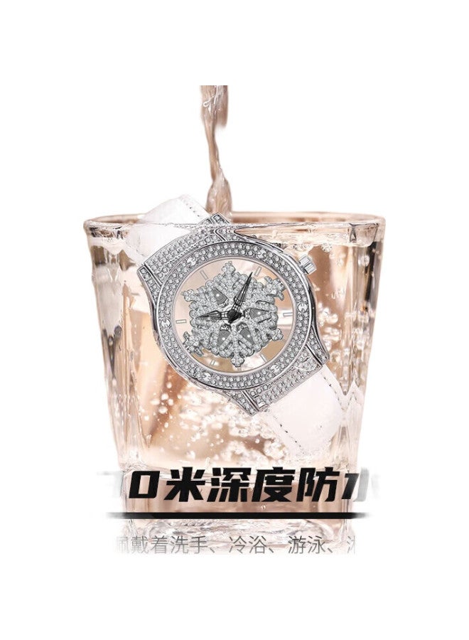 PEAK Zhenglaiyun Series Starry Sky Women'S Skeleton Fully Automatic Mechanical-Style Waterproof Quartz Watch - Image 2