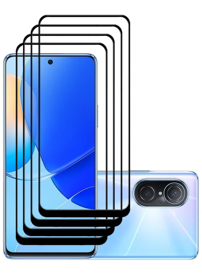 ACLIX 4 Pieces Antistatic ESD Dustproof Premium Quality High Definition Tempered Glass Screen Protector Designed For Huawei nova 9 SE - Image 1
