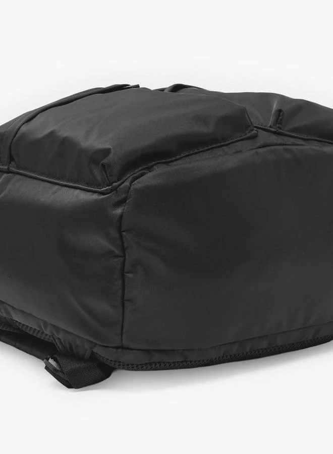 Duchini BLACK Men Logo Embroidered Backpack  | Best Price UAE
