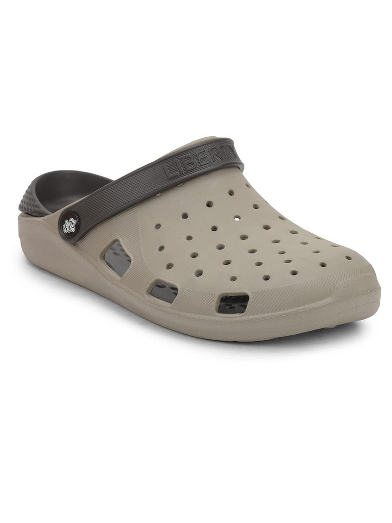 Liberty A-HA LPMXT-800 Casual Slingback Clogs for Men with EVA Sole - Slip-On Comfort, Breathable & Lightweight | Ideal for All-Day Wear | Versatile for Indoors/Outdoors (Beige - 43 EU) - Image 1