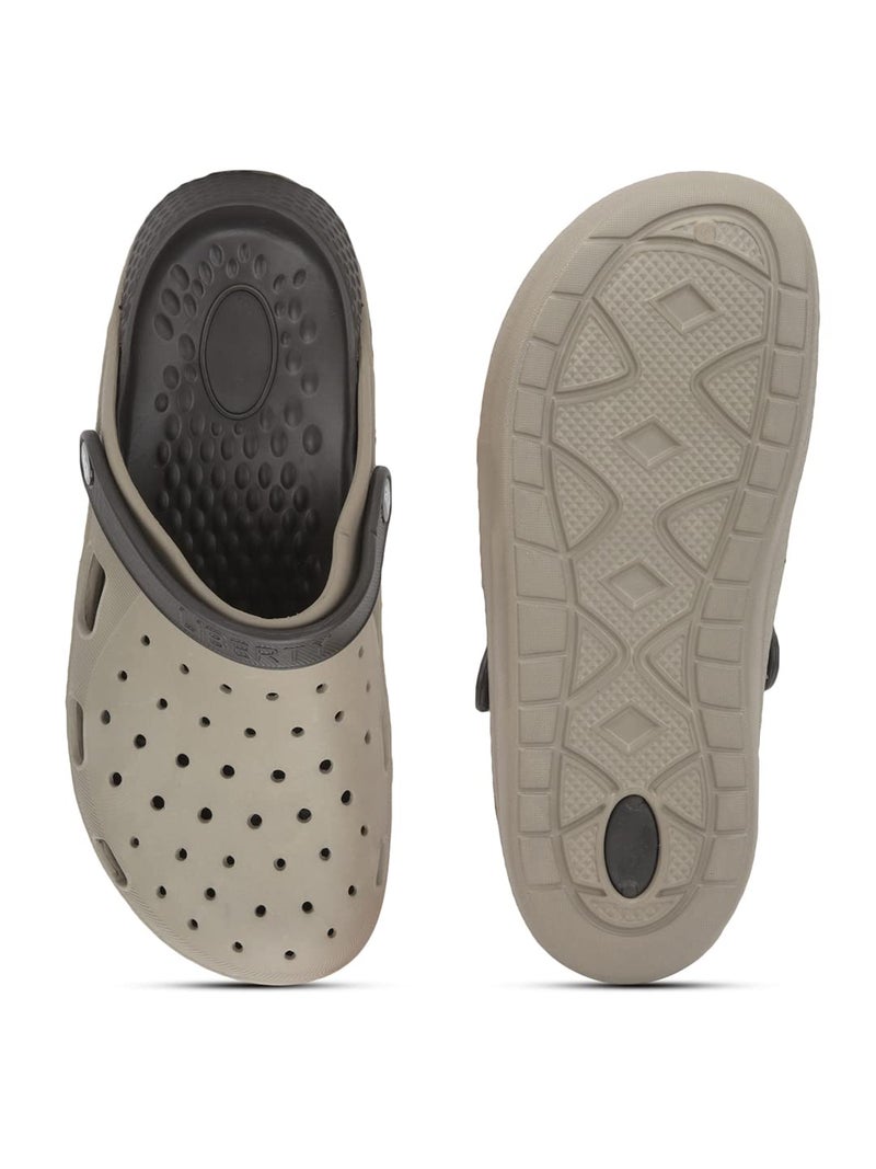 Liberty A-HA LPMXT-800 Casual Slingback Clogs for Men with EVA Sole - Slip-On Comfort, Breathable & Lightweight | Ideal for All-Day Wear | Versatile for Indoors/Outdoors (Beige - 43 EU) - Image 5