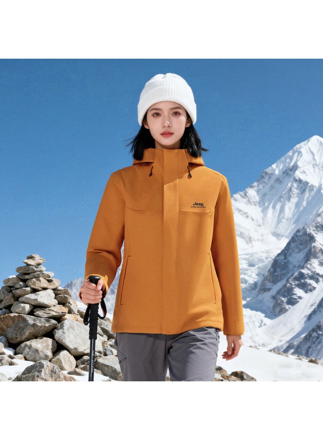 Jeep Sale [3-in-1 Women's Jacket] Winter Outdoor Windproof Warm Two-piece Set Women's Sports Jacket - Image 3