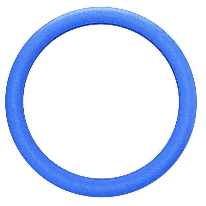 LRITER Car Steering Wheel Cover NonSlip Silicone Material Multiple Color Choices Universal Auto Parts Steering Wheel Cover Suitable for Most Cars Blue - Image 3