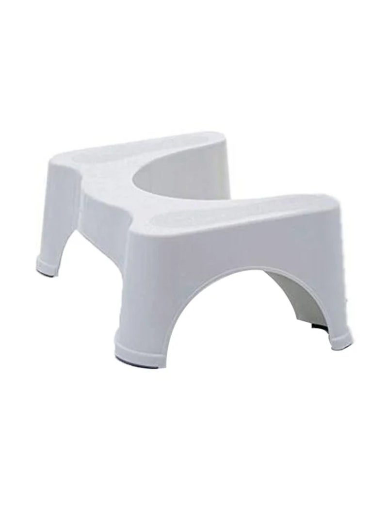 White plastic toilet seat - Image 2