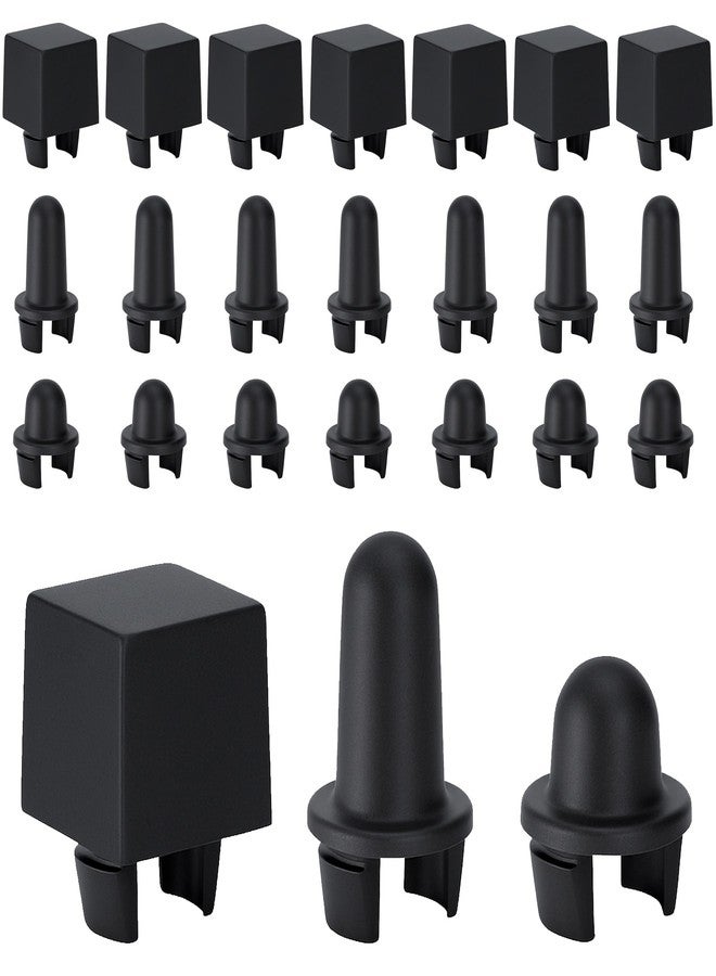 Adnee 24 Pcs Soil Block Maker Seed Pins, 3 Types Soil Blocker Seed Hole Maker, Seed Plug Maker Fit for Mini 4, Mini 5 and Long-Handle Soil Blockers - Image 1