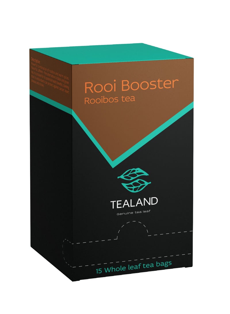 تيلاند علبة من Rooi Booster مضادات الأكسدة الغنية بمكونات طبيعية 100٪ ومضادات الأكسدة الغنية تساعد على التخلص من التوتر - تيسان مهدئ ومهدئ (15 كيسًا) - Image 1