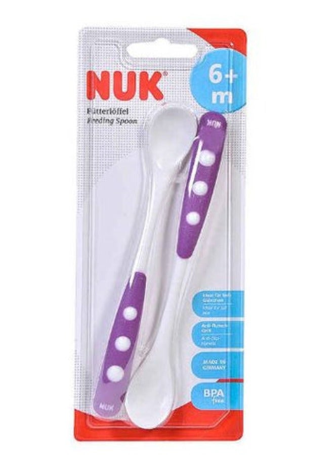 NUK Easy Learning Dining Spoon 6M+ 2Pcs - Image 1