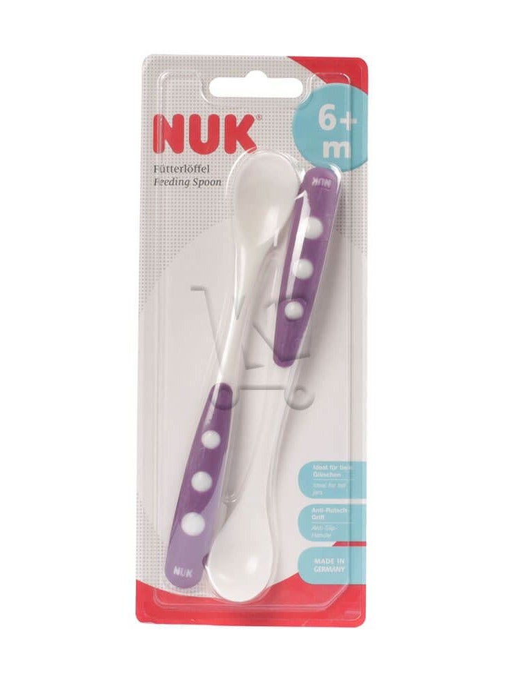 NUK Easy Learning Dining Spoon 6M+ 2Pcs - Image 3