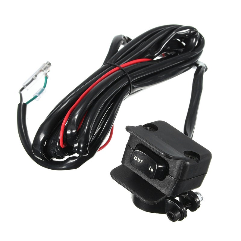 12V Winch Thumb Switch - Oem Standard Replacement With 10-Foot Harness, Complete Install Kit for Atv, Utv Off-Road Enthusiasts - Image 3
