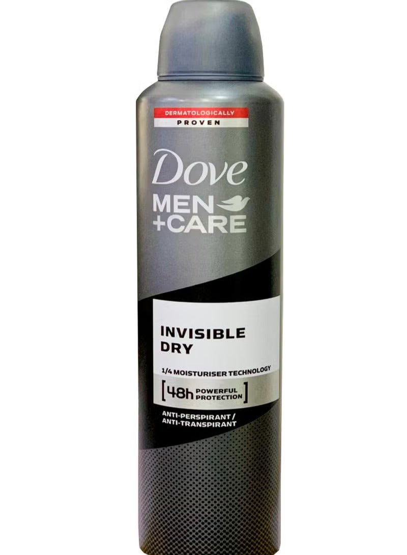 Dove Men + Care Invisible Dry Anti-Perspirant Deodorant-250 Ml