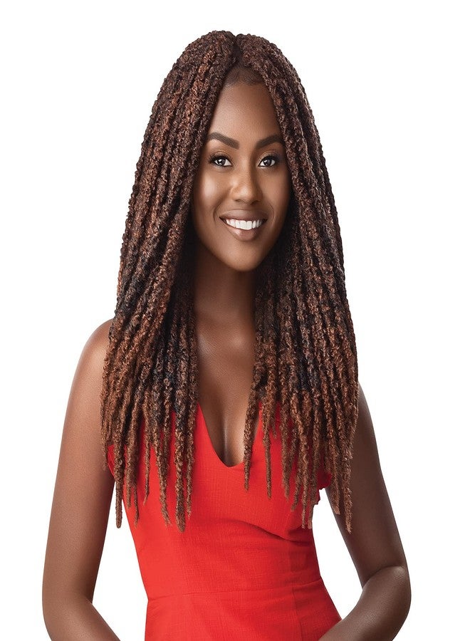 x-pression Outre Crochet Braids X-Pression Twisted Up 2X Bonita Butterfly Locs 18" (1 Pack, EMLDBLU) - Image 1