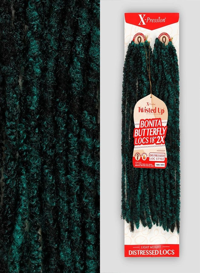 x-pression Outre Crochet Braids X-Pression Twisted Up 2X Bonita Butterfly Locs 18" (1 Pack, EMLDBLU) - Image 3