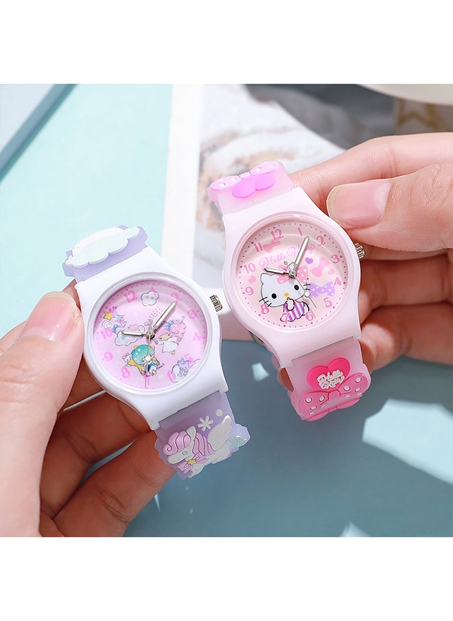 JSDUN Girls Watch - 3D Cartoon Waterproof Toddler Watch, Gifts for Girls Age 2-8 Toys for 3 4 5 6 7 Year Old Girls - Kids Gifts  - Image 4