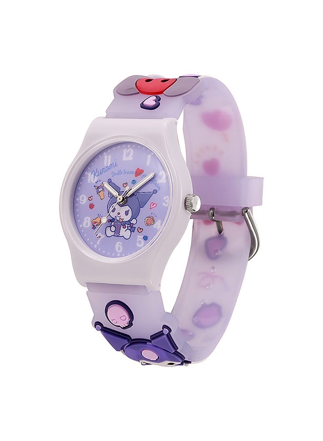 جي اس دن ساعة بنات - ساعة كرتونية ثلاثية الأبعاد مقاومة للماء للأطفال الصغار، هدايا للبنات من عمر 2 إلى 8 سنوات، ألعاب للبنات من عمر 3 إلى 4 سنوات، هدايا للأطفال - Image 4