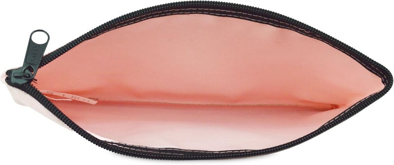 DALIX Bank Bags Money Pouch Securi Deposit Utility Zipper Coin Bag Pink 2 Pack - Image 3