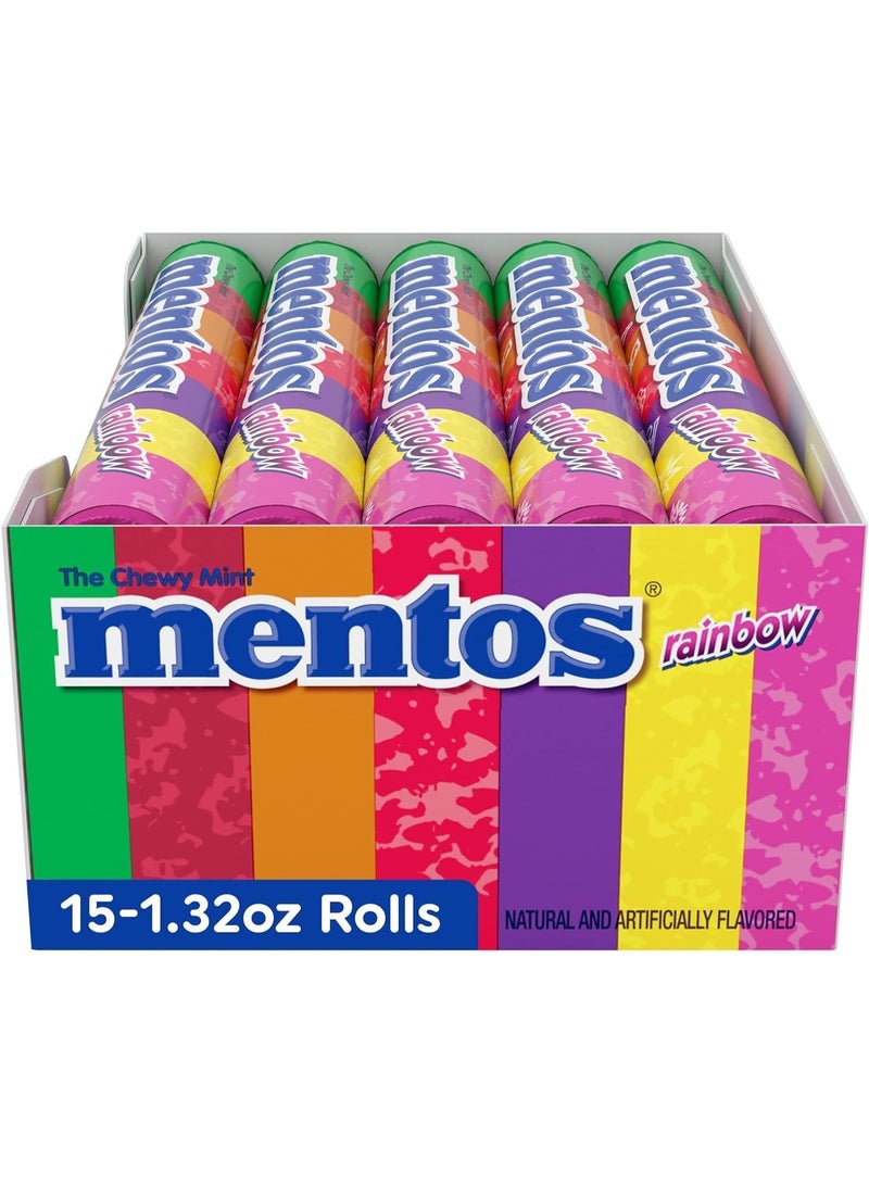 Mentos Roll Rainbow  29g Pack of 14 - Image 2
