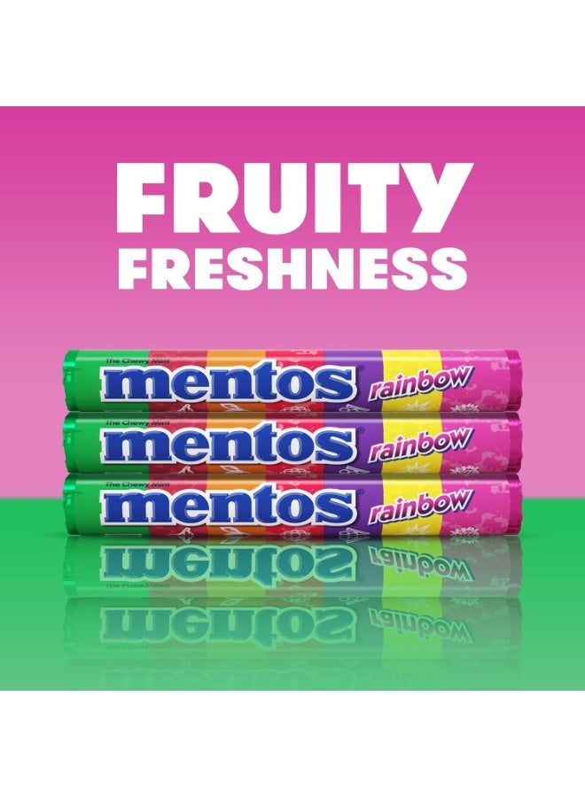 Mentos Roll Rainbow  29g Pack of 14 - Image 3