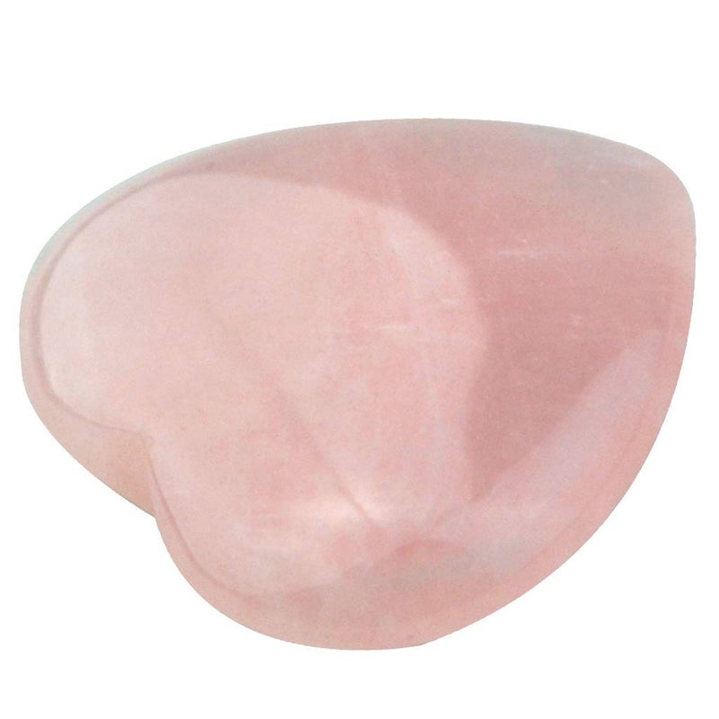 Marrywindix 15 Packs 0.8 Inches Healing Crystal Natural Rose Stone Heart Love Carved Palm Worry Stone Chakra Reiki Balancing - Image 5