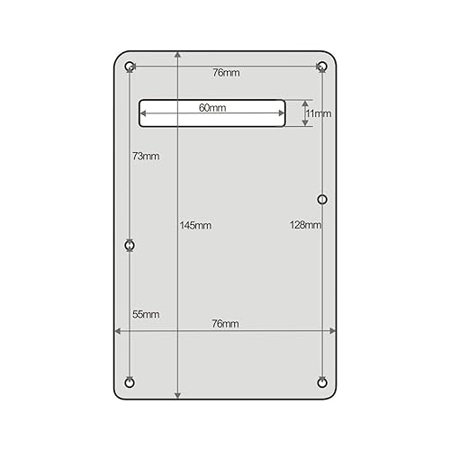ROZILO 11 Hole Dark Tortoise Strat HSS Pickguard Guitar BackPlate Set For Fender US/Mexico Made Standard Stratocaster Guitar Part - Image 4