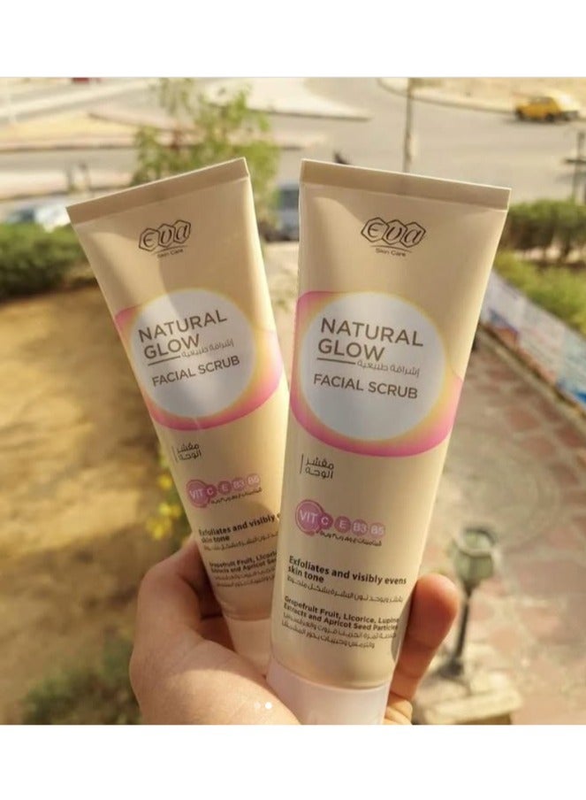 إيفا مقشر الوجه الطبيعي للعناية بالبشرة - مقشر لطيف لبشرة مشرقة - (100 مل) - Image 3