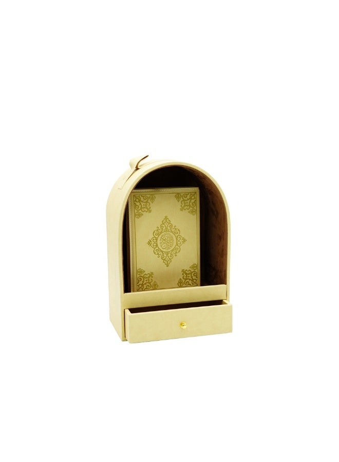 SIDDIQ 23R205 Quran Leather Box With Drawer(15W X 22L X 34H) 