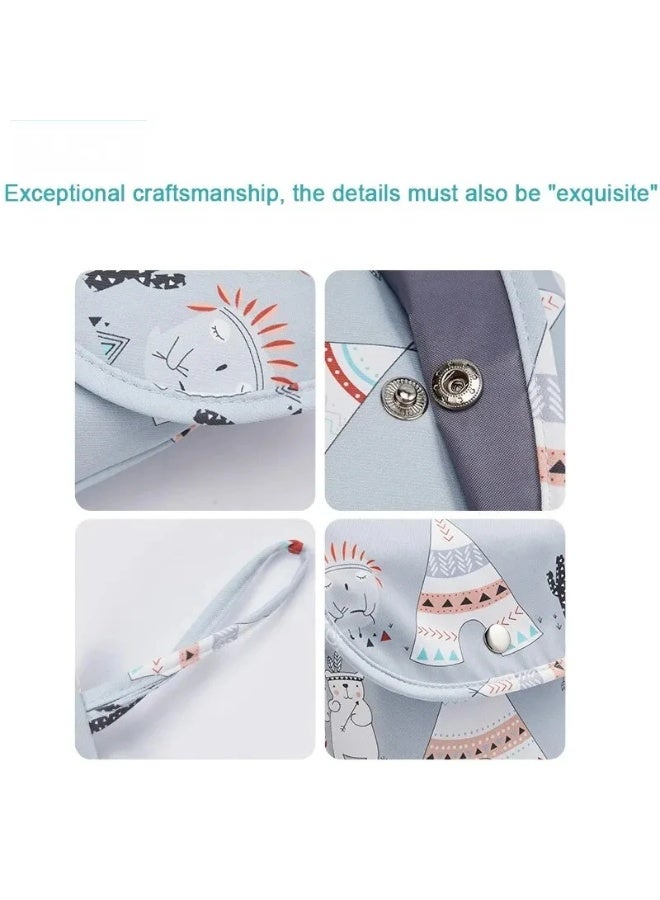 Baby Diaper Bag Waterproof Wet Dry Pack Mummy Storage Pouch Nappy Organizer Insert Tote Purse Travel Stroller Carry Bag - Image 3