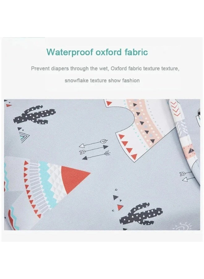 Baby Diaper Bag Waterproof Wet Dry Pack Mummy Storage Pouch Nappy Organizer Insert Tote Purse Travel Stroller Carry Bag - Image 5
