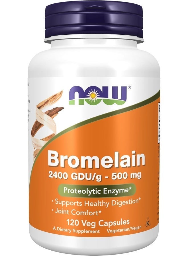 بروميلين، إنزيم مُحلل البروتين الطبيعي – 120 كبسولة نباتية