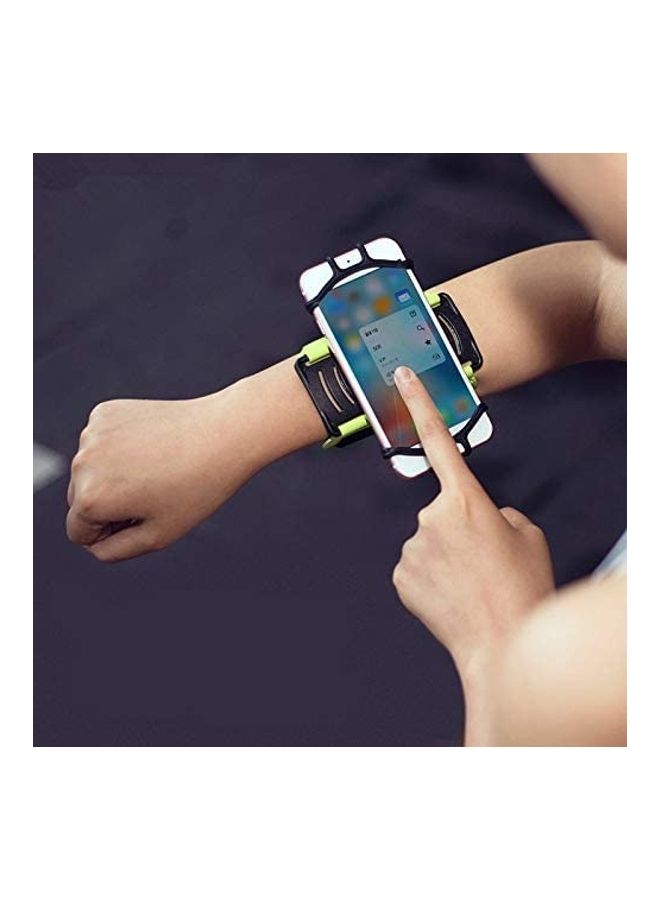 NIBEMINENT Rotating Silicone Belt Running Mobile Phone Arm Bag  - Image 5