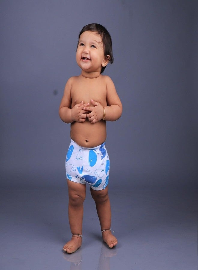 SNUGKINS Snug Potty Training Pull-up Pants | Washable & Reusable | Fits 9 Months to 6 Years | Pack of 2, 3 & 4. (in, Age, 3 Years, 4 Years, Pack of 2 - Melon & Whale) - Image 2