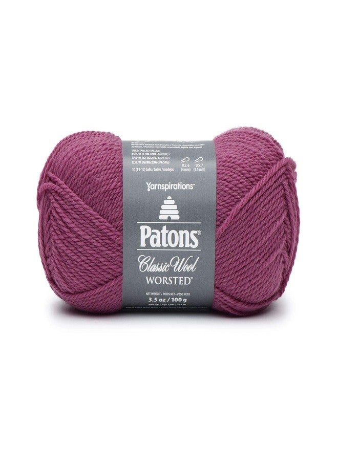 Patons Classic Wool Yarn, Rich Raspberry - Image 1