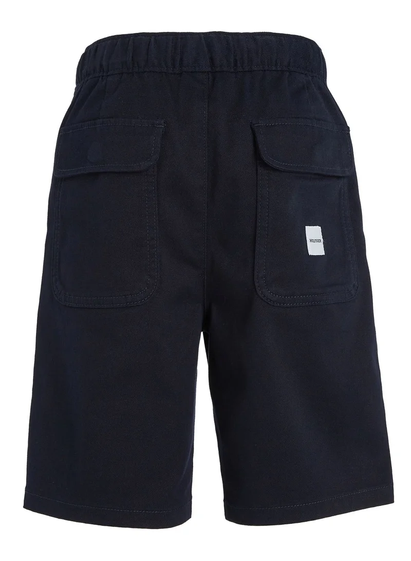 TOMMY HILFIGER Kids Belted Comfort Chino Shorts