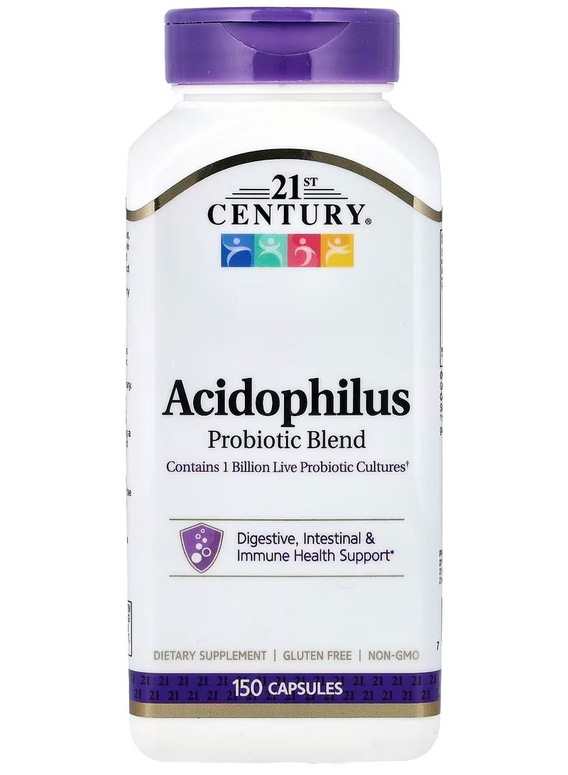 21st Century Acidophilus Probiotic Blend 150 Capsules - Image 1