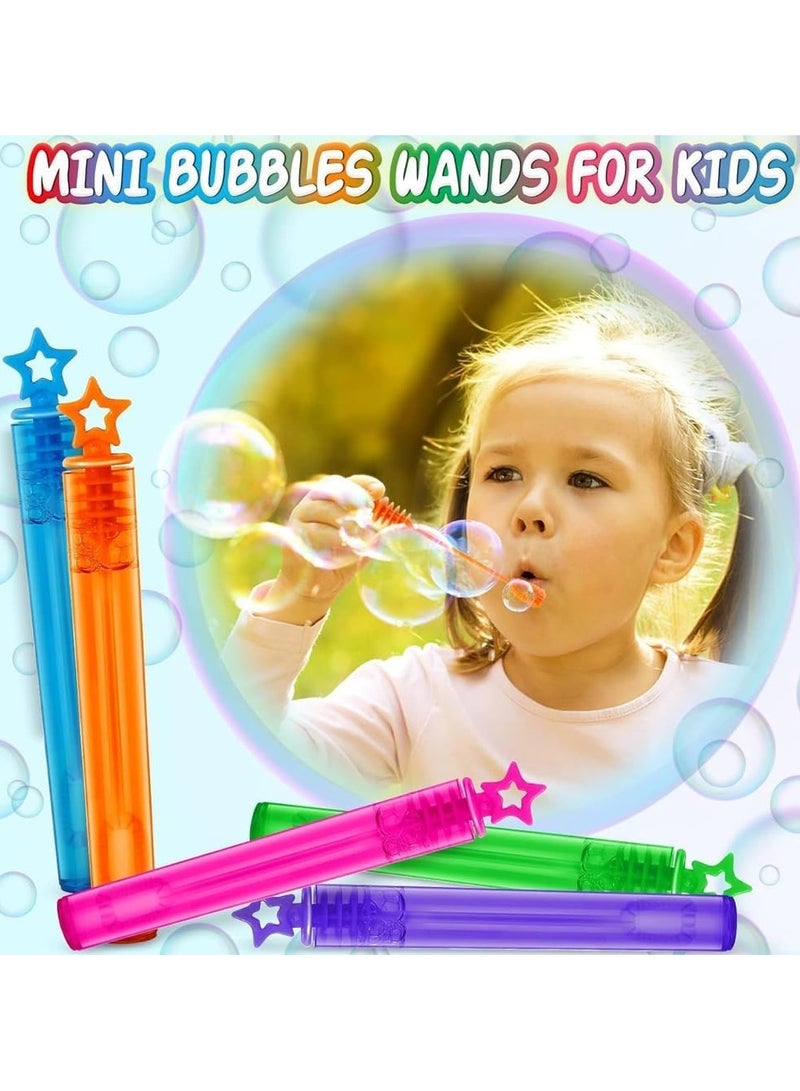 48 Pack Mini Bubble Wands,Bubble Blowing Toys for Kids, Summer Fun Bubbles, Bubble Wand Bulk Assortment,Bubble Maker for Birthday, Valentine,Party Supplies(Random Colors) - Image 4