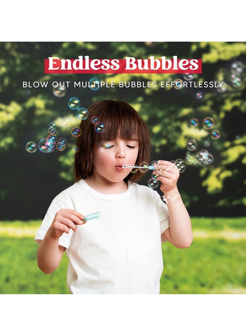 48 Pack Mini Bubble Wands,Bubble Blowing Toys for Kids, Summer Fun Bubbles, Bubble Wand Bulk Assortment,Bubble Maker for Birthday, Valentine,Party Supplies(Random Colors) - Image 5